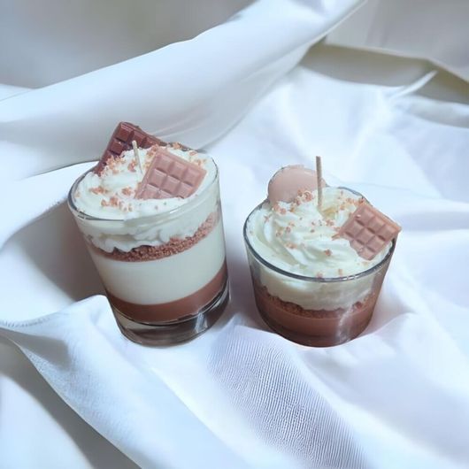 Αρωματικό Κερί 3936-01 Biscuit Chocolate Χειροποίητο Σόγιας