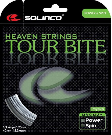Χορδή Τένις Solinco Tour Bite 12m Φ1.25mm Γκρι