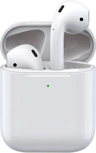 Bluetooth Handsfree i15 Pods με Θήκη Φόρτισης Λευκό