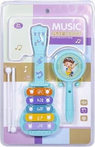 Σετ Μεταλλόφωνο 683-11 με Τυμπανάκι για 3+ Ετών