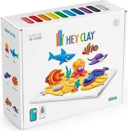 Πηλός Hey Clay Ocean για 3+ Πολύχρωμο