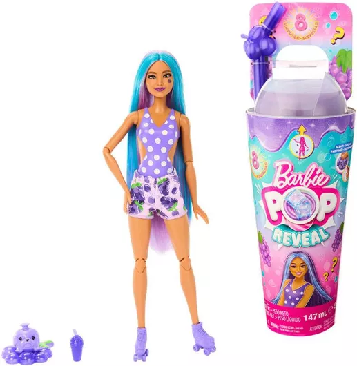 Barbie Mattel Pop Reveal Σταφύλι για 5+ Ετών
