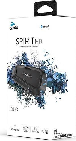 Ενδοεπικοινωνία Cardo Spirit HD Διπλή για Κράνος Μηχανής με Bluetooth