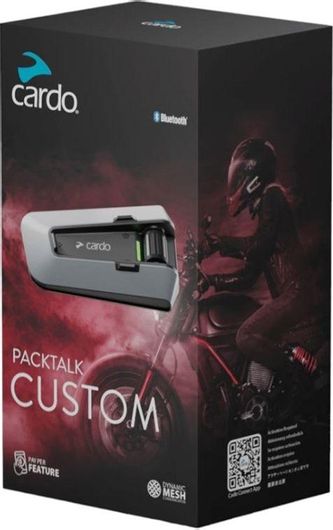 Ενδοεπικοινωνία Cardo Pactalk Custom DMC Μονή για Κράνος Μηχανής με Bluetooth