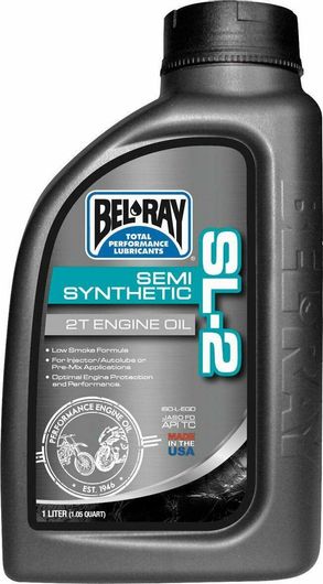 Λάδι Μοτοσυκλέτας Bel-Ray SL-2 Ημισυνθετικό για Δίχρονους Κινητήρες 1lt
