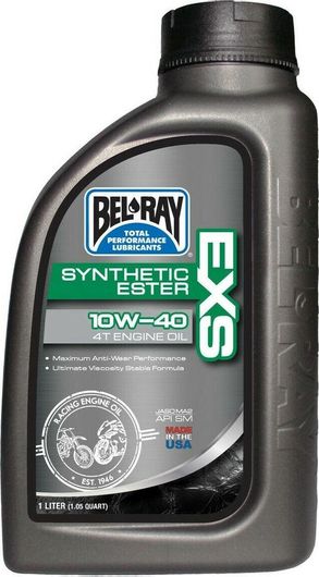 Λάδι Μοτοσυκλέτας Bel-Ray EXS Synthetic Ester 4T Συνθετικό για Τετράχρονους Κινητήρες 10W-40 1lt