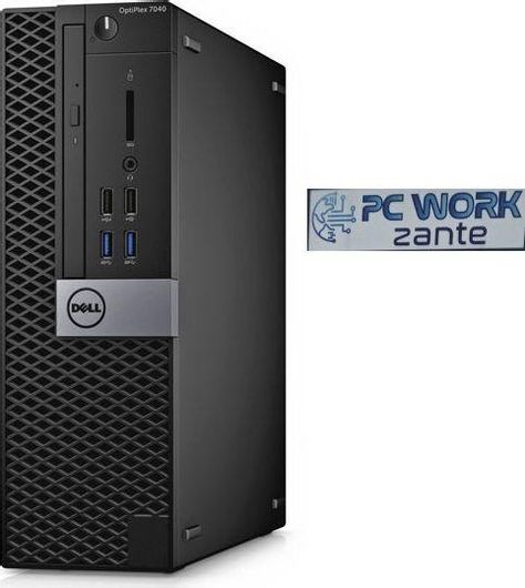 Refurbished Desktop Dell Optiplex 7040 MT Intel Core i3-6100S / 8 GB DDR4 / 256GB SSD / Intel HD 530 / W10 Pro Grade A