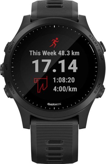 Smartwatch Garmin Forerunner 945 47mm GPS Stainless Steel & Silicone Strap Grey