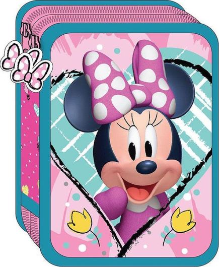 Διακάκης Minnie Κασετίνα Γεμάτη Πολύχρωμη
