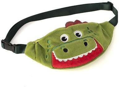 Παιδικό Τσαντάκι Μέσης με Σχέδιο Κροκόδειλο Πράσινο 27x14cm