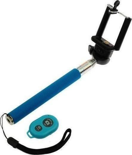 Selfie Stick Blun Tripod με Bluetooth Μπλε