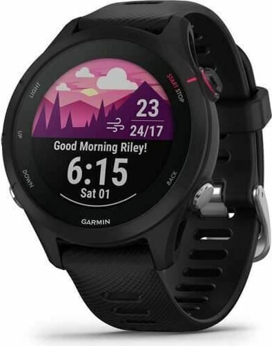 Garmin Forerunner 255s Music 41mm Αδιάβροχο Smartwatch με Παλμογράφο Μαύρο