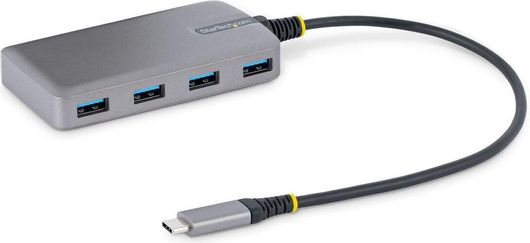 USB Hub StarTech USB 3.2 4 Θυρών με Σύνδεση USB-C Γκρι