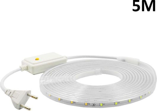 Ταινία LED 101166 SMD2835 RGB 5m IP65 220V 