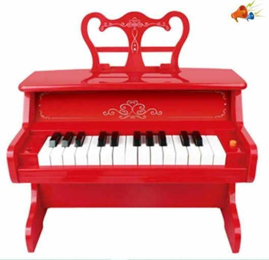 Μουσικό Παιχνίδι Πιάνο Κόκκινο για 3+ Ετών