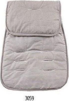 Κάλλυμα Καροτσιού Minene 3059 2 Όψεων Γκρι