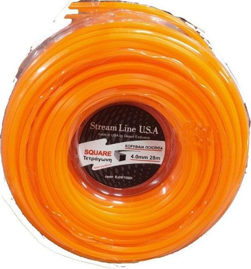 Μεσινέζα Streamline E-DE155DI DES Τετράγωνη Πορτοκαλί 4.0 28m