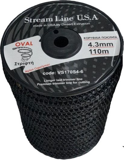 Μεσινέζα Streamline VS170S4-6 DES Στριφτή Μαύρο 4.1 110m