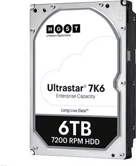 HDD Σκληροί Δίσκοι Western Digital Ultrastar DC HC310 6TB 3.5" SATA III 7200rpm με 256MB Cache για NAS / Server