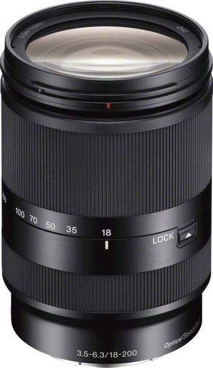Φωτογραφικός Φακός Sony Crop 18-200 mm f / 3.5-6.3 OSS LE Tele Zoom για Sony E Mount Μαύρο