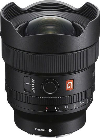 Φωτογραφικός Φακός Sony Full Frame FE 14mm f / 1.8 GM Ultra-Wide Zoom για Sony E Mount Μαύρο