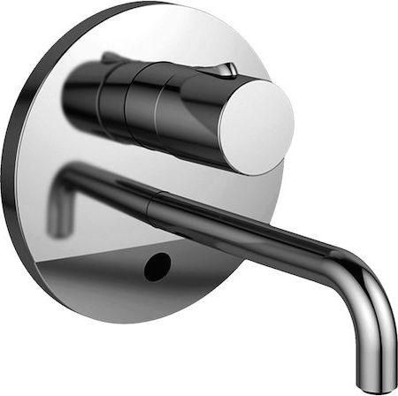 Μπαταρία Εντοιχισμού Ideal Standard Ceraplus A6151AA Σετ Μίκτης & Στόμιο Νιπτήρα 1 Εξόδου Ασημί