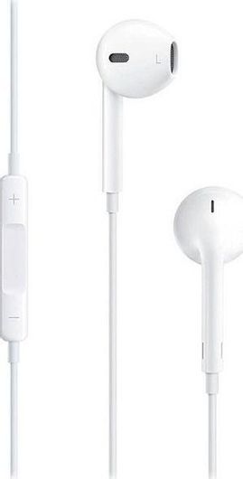Ακουστικά Apple Earpods with Remote and Mic Earbuds Handsfree με Βύσμα 3.5 mm Jack Λευκό