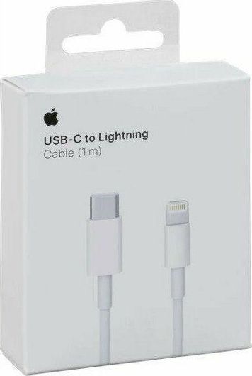 Καλώδιο Apple MQGJ2ZM / A USB-C σε Lightning 29W 1m Λευκό