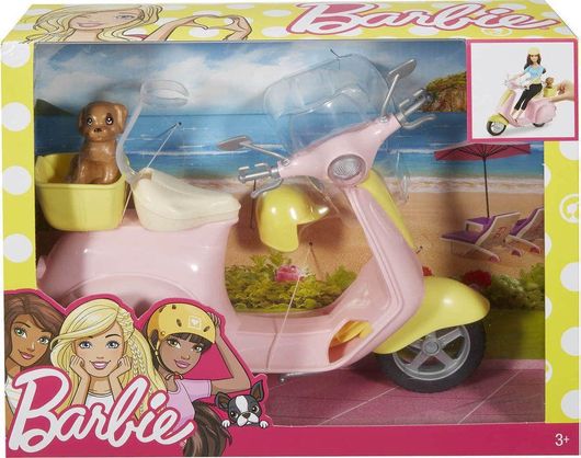 Barbie Scooter & Puppy Mattel  για 3+ Ετών