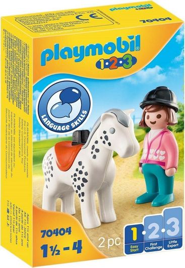 Playmobil 123 Rider with Horse για 1.5 ετών