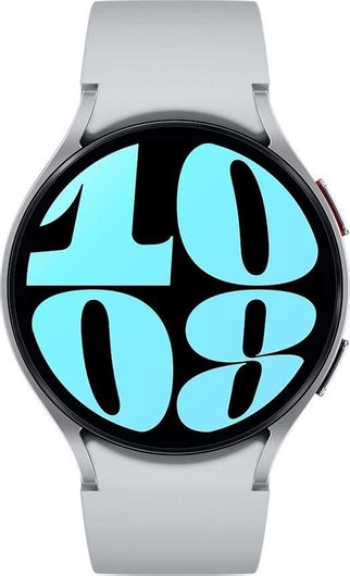Samsung Galaxy Watch6 Bluetooth Aluminium 44mm Αδιάβροχο με Παλμογράφο Silver