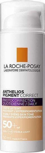 Αντηλιακή Κρέμα Προσώπου La Roche Posay Anthelios Pigment Correct Photocorrection Daily SPF50 με Χρώμα 50ml