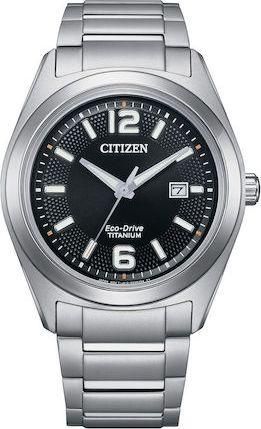 Ανδρικό Ρολόι Citizen AW1641-81E Eco - Drive με Μεταλλικό Μπρασελέ Ασημί