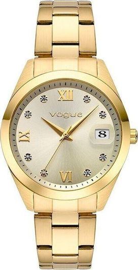 Γυναικείο Ρολόι Vogue 613542 με Μεταλλικό Μπρασελέ Χρυσό