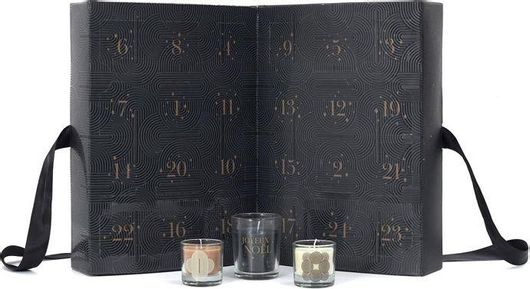 Σετ Αρωματικά Κεριά Home Deco Factory BO0051 & Advent Calendar 21.4x12x30.5cm 4τμχ