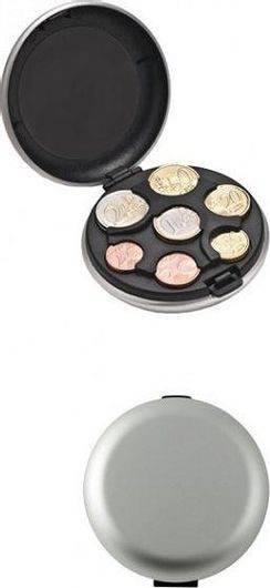 Κερματοθήκη Φορητή TV 3850 Μεταλλική 7 Θέσεων Γκρι