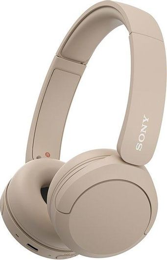 Headphones Sony WH-CH520 Ασύρματα Bluetooth On Ear Ακουστικά με 50 ώρες Λειτουργίας & Quick Charge Μπεζ