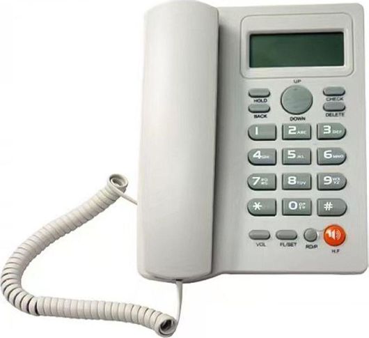 Ενσύρματο Τηλέφωνο Rainbow KX-T885CID Γραφείου Λευκό