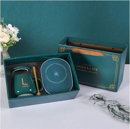 Etoile Κούπα Με Καπάκι Κεραμική Πράσινη