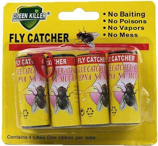 Παγίδα για Μύγες με Κολλητική Επιφάνεια 4τμχ