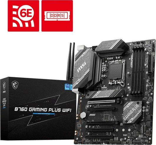 Μητρική Κάρτα MSI Pro B760 Gaming Plus WIFI ATX με Intel 1700 Socket