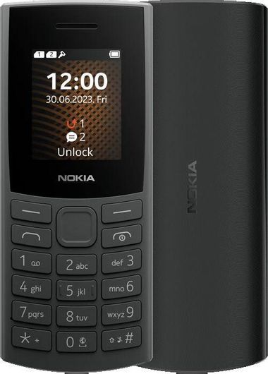Κινητό Απλής Χρήσης Nokia 105 4G 2023 Dual SIM Κινητό με Κουμπιά Charcoal