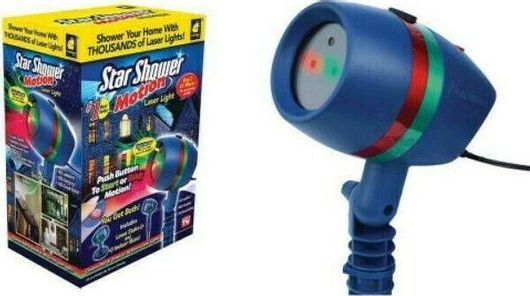 Χριστουγεννιάτικος Προβολέας 10639-6 Laser Ρεύματος IP44 Εξωτερικού Χώρου