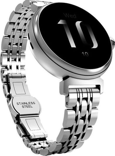 HiFuture Aura Smartwatch με Παλμογράφο Ασημί