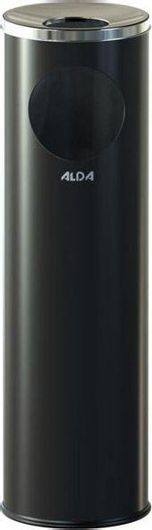 Κάδος Απορριμάτων Μεταλλικός Alda 15lt Μαύρο