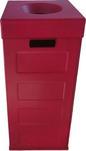 Κάδος Ανακύκλωσης Viomes Πλαστικός Cubo Recycling 1070.1 70lt Κόκκινο