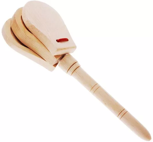 Καστανιέτα Playcity με Λαβή Ξύλινη για 3+ Ετών