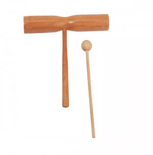 Μουσικό Κρόταλο PlayCity 2 Τόνων Ξύλινο για 3+ Ετών