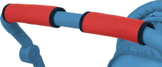 Κάλυμμα για Μπάρα Καροτσιού Kiokids Σετ 2τμχ Κόκκινο