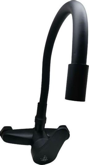 Μπαταρία Κουζίνας CP185BK Τοίχου Αναμεικτική Μαύρο